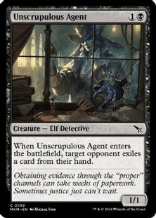 (109)《無節操な探偵社員/Unscrupulous Agent》[MKM] 黒C