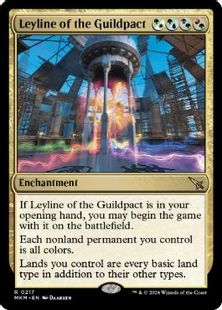(217)《ギルドパクトの力線/Leyline of the Guildpact》[MKM] 金R