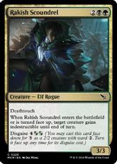 【Foil】(225)《放蕩の悪漢/Rakish Scoundrel》[MKM] 金C