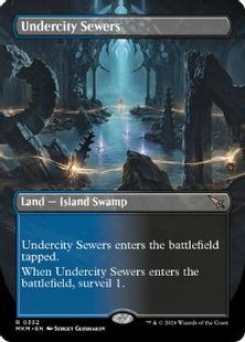 (332)■ボーダーレス■《地底街の下水道/Undercity Sewers》[MKM-BF] 土地R