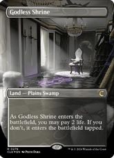 【Foil】(276)■ボーダーレス■《神無き祭殿/Godless Shrine》[CLU] 土地R