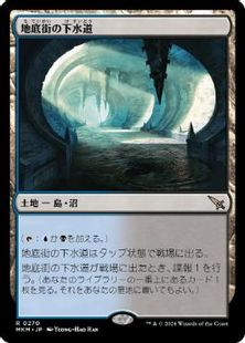 (270)《地底街の下水道/Undercity Sewers》[MKM] 土地R