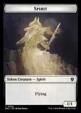 (004/010)《スピリット+ファイレクシア・細菌トークン/Spirit+Phyrexian Germ token》[MKC] 白/黒