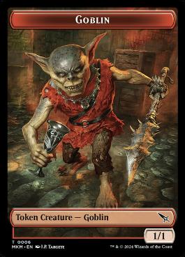(006)《ゴブリントークン/Goblin token》[MKM] 赤