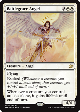 《戦誉の天使/Battlegrace Angel》[MM2] 白R