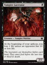 【Foil】《吸血鬼の裂断者/Vampire Lacerator》[MM2] 黒C