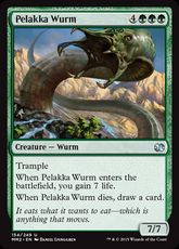 【Foil】《ペラッカのワーム/Pelakka Wurm》[MM2] 緑U