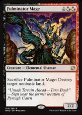 【Foil】《大爆発の魔道士/Fulminator Mage》[MM2] 金R