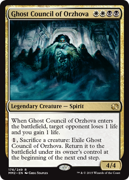 《オルゾヴァの幽霊議員/Ghost Council of Orzhova》[MM2] 金R