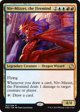 Foil】《火想者ニヴ＝ミゼット/Niv-Mizzet, the Firemind》[MM2] 金R 