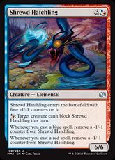 【Foil】《明敏な雛/Shrewd Hatchling》[MM2] 金U