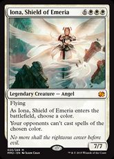 【Foil】《エメリアの盾、イオナ/Iona, Shield of Emeria》[MM2] 白R