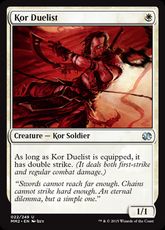 【Foil】《コーの決闘者/Kor Duelist》[MM2] 白U