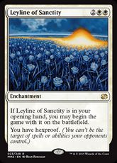 【Foil】《神聖の力線/Leyline of Sanctity》[MM2] 白R