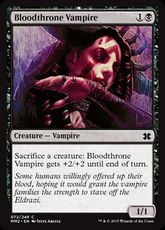 【Foil】《血の座の吸血鬼/Bloodthrone Vampire》[MM2] 黒C