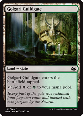 《ゴルガリのギルド門/Golgari Guildgate》[MM3] 土地C