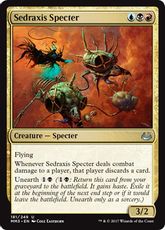 【Foil】《セドラクシスの死霊/Sedraxis Specter》[MM3] 金U