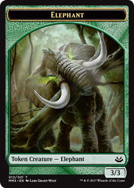(012)《象トークン/Elephant Token》[MM3] 緑