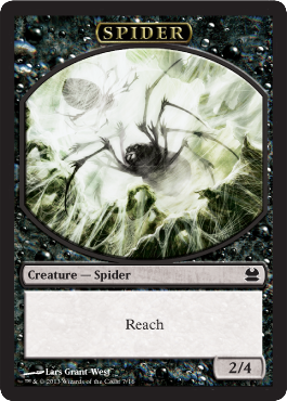 (007)《蜘蛛トークン/Spider token》[MMA] 黒