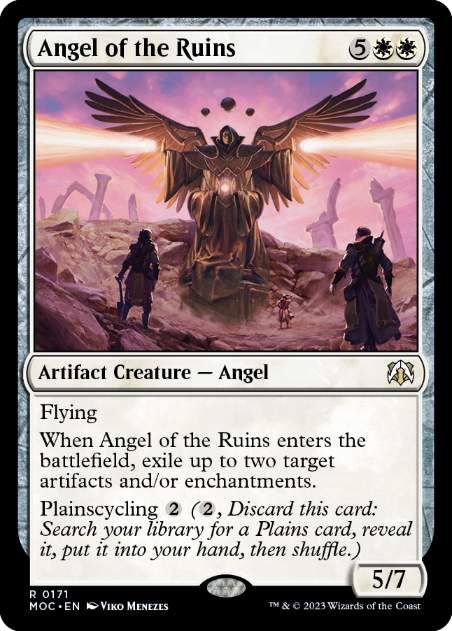(171)《遺跡の天使/Angel of the Ruins》[MOC] 白R