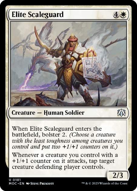 (181)《鱗衛兵の精鋭/Elite Scaleguard》[MOC] 白U