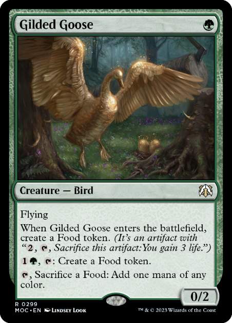 (299)《金のガチョウ/Gilded Goose》[MOC] 緑R
