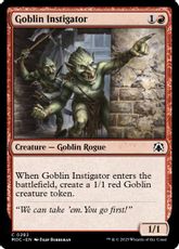 (282)《ゴブリンの扇動者/Goblin Instigator》[MOC] 赤C