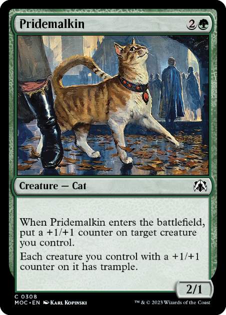 (308)《誇り猫/Pridemalkin》[MOC] 緑C