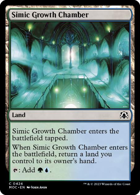 (424)《シミックの成長室/Simic Growth Chamber》[MOC] 土地C