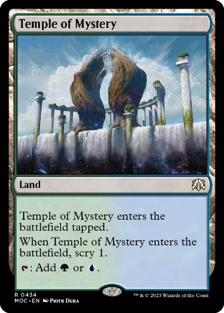 (434)《神秘の神殿/Temple of Mystery》[MOC] 土地R