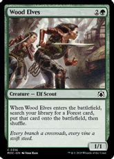 (316)《ウッド・エルフ/Wood Elves》[MOC] 緑C