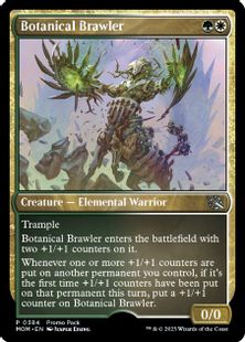 【Foil】(384)《植物の喧嘩屋/Botanical Brawler》(プロモパック)[MOM-P] 金U