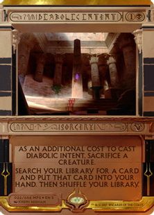 Foil】《悪魔の意図/Diabolic Intent》[MPS2] 黒R | 日本最大級 MTG 