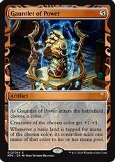 【Foil】《魔力の篭手/Gauntlet of Power》※部分光沢[MPS] 茶R