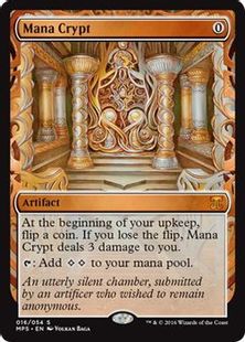 Foil】《魔力の墓所/Mana Crypt》※部分光沢[MPS] 茶R | 日本最大級 MTG 