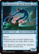 【サージ・Foil】(445)《ミスター・ファンタスティック、リード・リチャーズ/Mister Fantastic, Reed Richards》[MSH] 青U