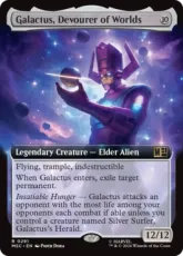 (291)■拡張アート■《世界を喰らうもの、ギャラクタス/Galactus, Devourer of Worlds》[MSC] 無R