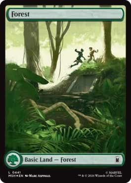 サージ・Foil】(441)□フルアート□《森/Forest》[MSH] 土地 | 日本