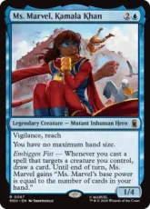 【Foil】(067)《ミズ・マーベル、カマラ・カーン/Ms. Marvel, Kamala Khan》[MSH] 青R