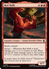 【Foil】(149)《レッド・ハルク/Red Hulk》[MSH] 赤U