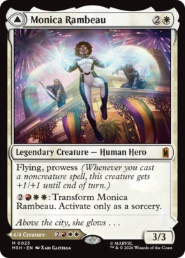 『予約シングル』(023)《モニカ・ランボー/Monica Rambeau》/《光の化身、フォトン/Photon, Living Light》[MSH] 白R