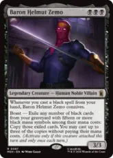 【Foil】(087)《バロン・ヘルムート・ジモ/Baron Helmut Zemo》[MSH] 黒R