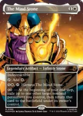 【Foil】(386)■ボーダーレス■《マインド・ストーン/The Mind Stone》[MSH-BF] 白R