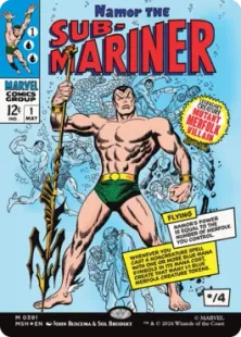 Foil】(391)□ボーダーレス□《サブマリナー、ネイモア/Namor the Sub