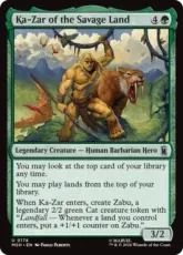 【Foil】(174)《サヴェッジ・ランドのケイザー/Ka-Zar of the Savage Land》[MSH] 緑U
