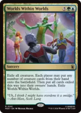 【Foil】(241)《入れ子状の世界/Worlds Within Worlds》[MSH] 金R