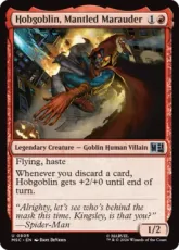 【Foil】(805)《マントの略奪者、ホブゴブリン/Hobgoblin, Mantled Marauder》[MSC] 赤U