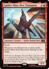 【Foil】(705)《新たな勇士、スパイダーマン/Spider-Man, New Champion》[MSC] 赤R