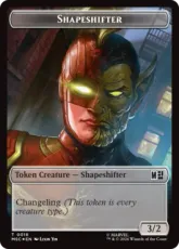 【サージ・Foil】(018/025)《多相の戦士+悪人トークン/Shapeshifter+Villain Token》[MSC] 無/黒