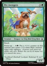 【Foil】(178)《ペット・アベンジャーズ/Pet Avengers》[MSH] 緑C